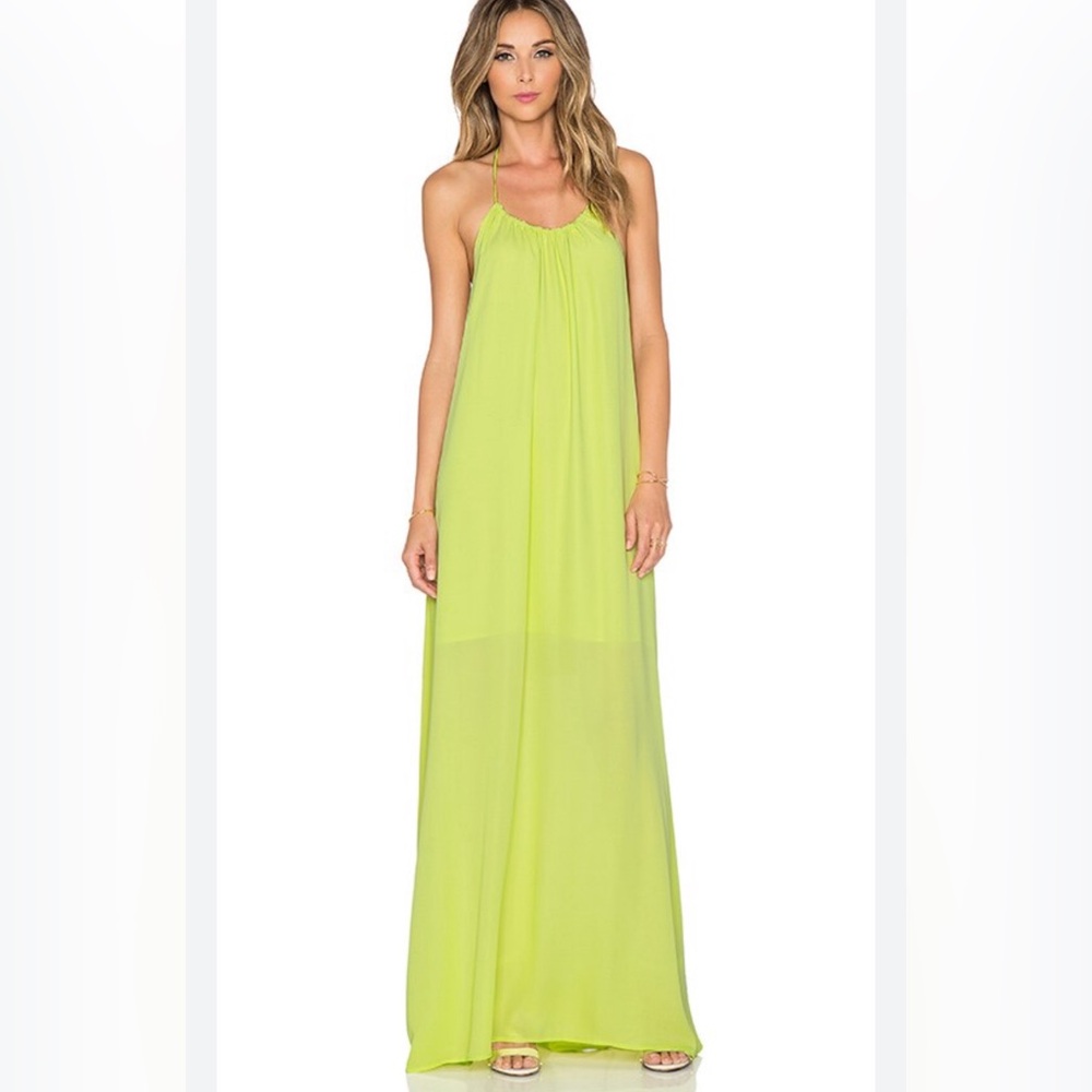 Revolve Three Eighty Two Kailie Halter Maxi
Color: Margarita NWT